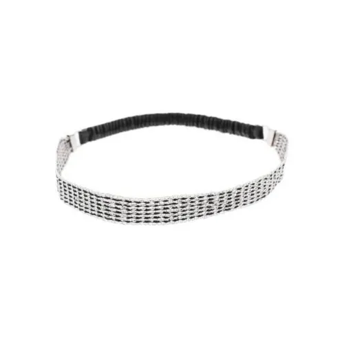 SAINT LAURENT Ацетат Шапки и Кепки Женские Черный Белый