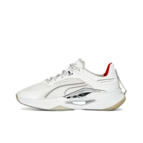 PUMA BMW M Motorsport Амортизация Низкий Топ Повседневная Обувь Мужская Белая