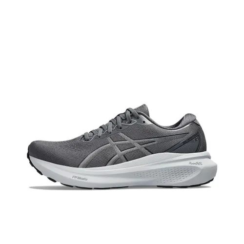 ASICS Gel Kayano 30 Амортизация Износостойкий Низкий Топ Марафон Бег на длинные дистанции Обувь Мужская Серый