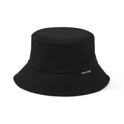 HLA 100% хлопок Bucket Hats Unisex Черный