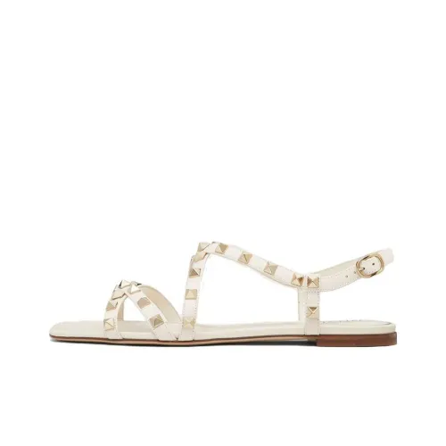 Valentino Rockstud One Ремень Сандалии Женские Белые