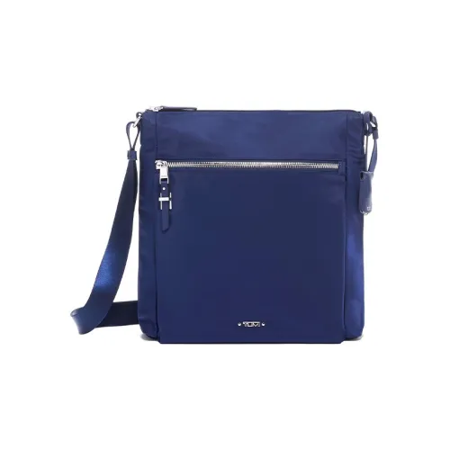 TUMI Voyageur Нейлон Доска для ноутбука Сумка через плечо Средняя Женская Морской синий