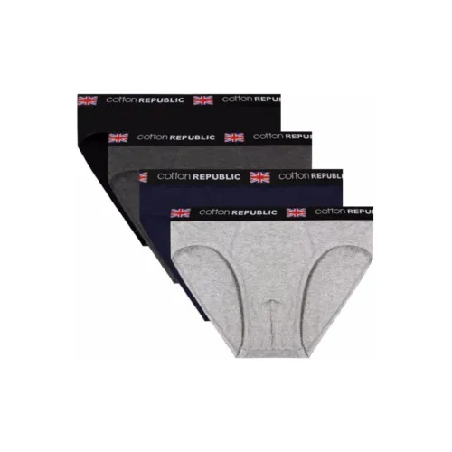 COTTON REPUBLIC Смешанный цвет Мужские трусы-бикини
