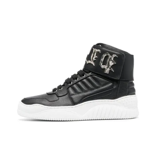 PHILIPP PLEIN Высокие кроссовки для скейтбординга Мужские Черные