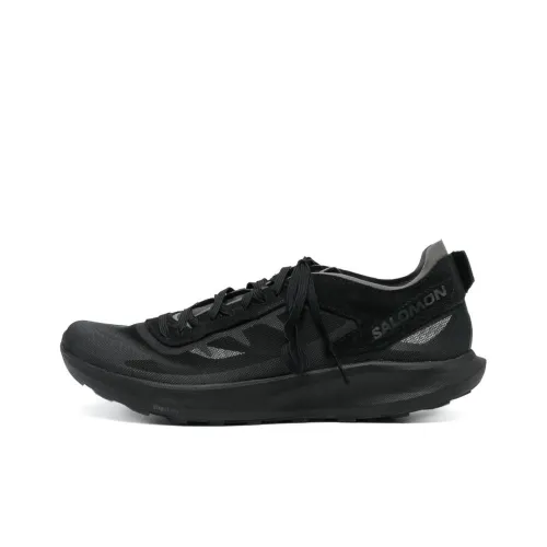 SALOMON Pulsar Advanced Slip-Resistant Abrasion-Resistant Low Top Casual Running Shoes Men's Black SALOMON Pulsar Advanced противоскользящий устойчивый к истиранию низкий топ повседневная обувь для бега мужской черный