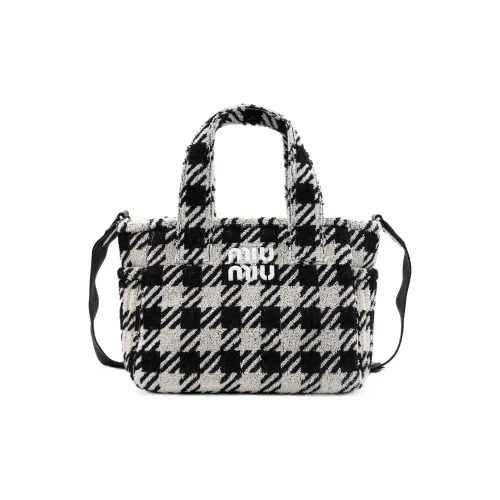 MIU MIU 100% хлопок Сумка через плечо Сумка Клатч Женский Черный