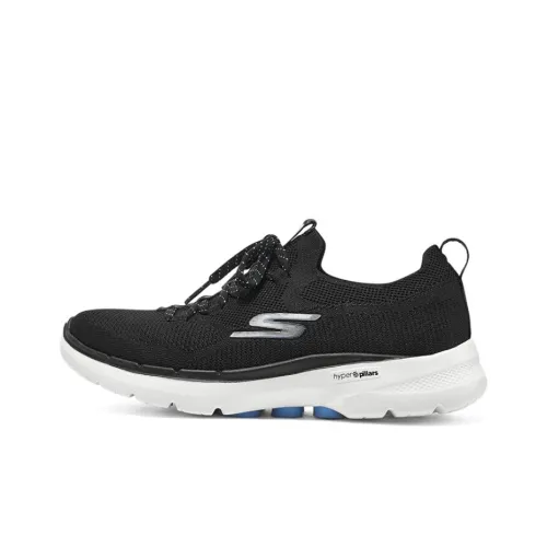 Skechers Go Walk 6 Устойчивый к истиранию Низкий Топ Casual Женский Черный