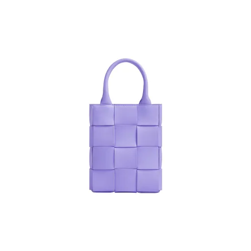 Bottega Veneta Cassette Sheepskin Tote Bag, Shopping Bag, Mini Women's Light Purple
