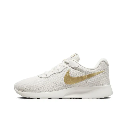 Nike Tanjun EASE Shock Absorbers Slip-resistant Low Top Casual Shoes Women's Ecru Найк Танджун EASE Шокабсорберы Противоскользящие Низкие Топ Повседневная Обувь Женская Экрю
