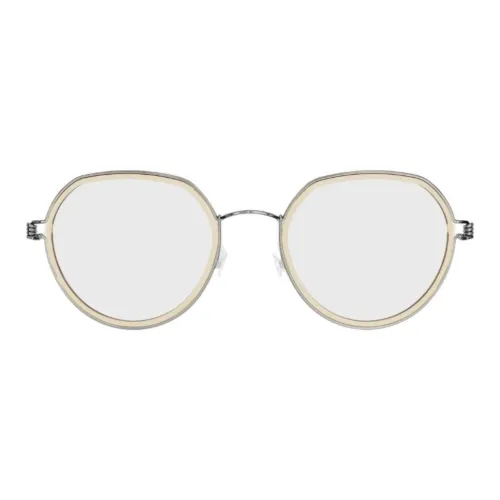 LINDBERG Пластиковая оправа Титан Нерегулярная форма Оправа для очков Унисекс Серебряный