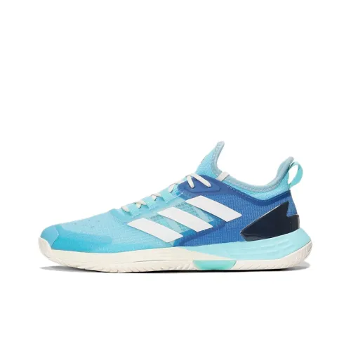 Adidas Adizero Ubersonic 4 .1 Теннис Противоскользящий Низкий Топ Кроссовки для тенниса Женские Сине-белый