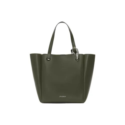 JW Anderson Телячья кожа Тоут Сумка Сумка для покупок Сумка Женская Хаки
