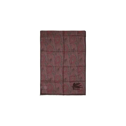 ETRO Вязаные шарфы Red Men's