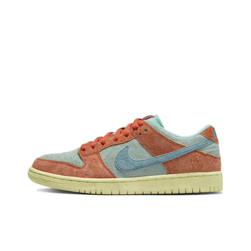 Nike Dunk SB Low Топ Скейтборд Кроссовки Унисекс Оранжевый Синий