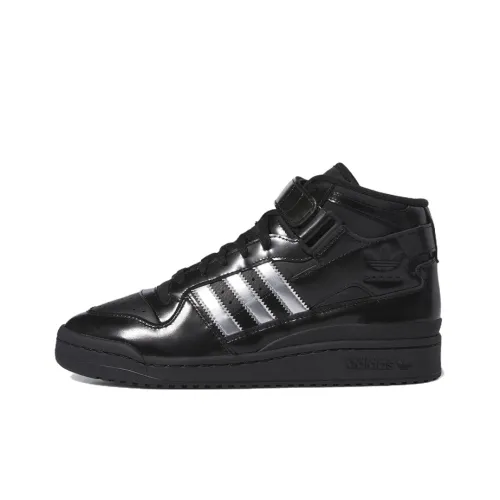HEITOR x adidas originals FORUM 84 MID Топ Скейтборд Кроссовки Мужские Черные Серебряные