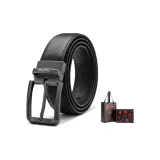 Металлическая пряжка, зернистая кожа личи + премиум-бокс