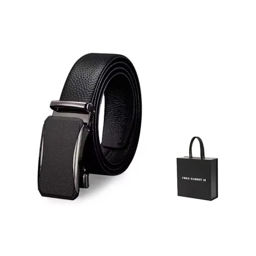 FREE RABBITⅡ Бизнес Автоматическая пряжка YOUNG И Средний Aged Брюки Ремень Коровья кожа Ремни Мужской