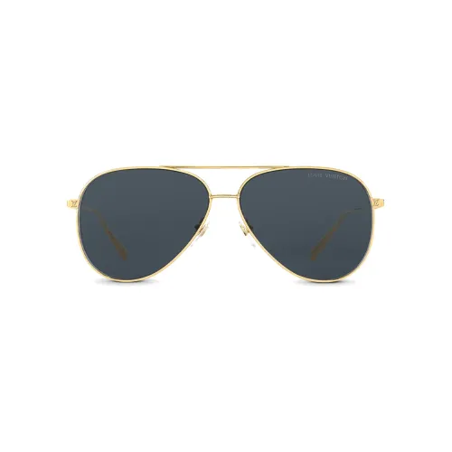 LOUIS VUITTON Пилот Авиатор Солнцезащитные очки Мужские Золотые