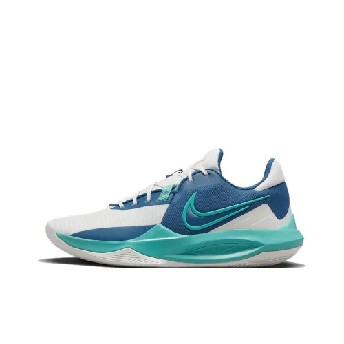 Nike Precision 6 Low Топ Баскетбольные кроссовки Мужской Синий