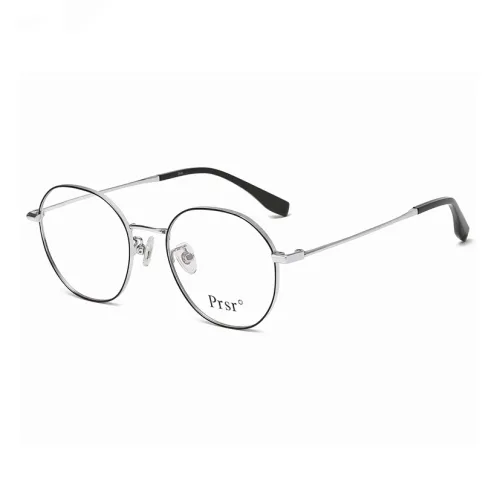 Prsr Металл Овал Оправы для очков Унисекс