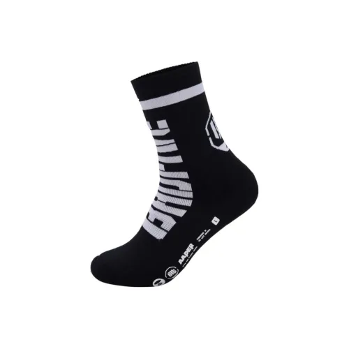 LINING Sports Basketball Collection Черный 1 Пачка Мужские Носки до икры MID