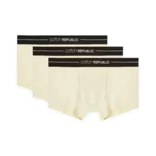 COTTON REPUBLIC 3 Pack Nude Men's Boxers