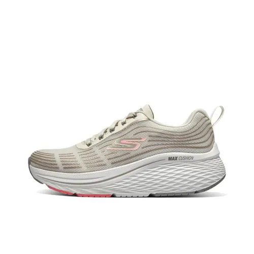 Skechers Max Cushioning Низкий Топ Повседневные Беговые Кроссовки Женские Коричневый