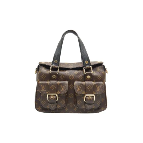 LOUIS VUITTON Кожа Одно плечо Через плечо Сумка Дорожная сумка Женская Коричневая