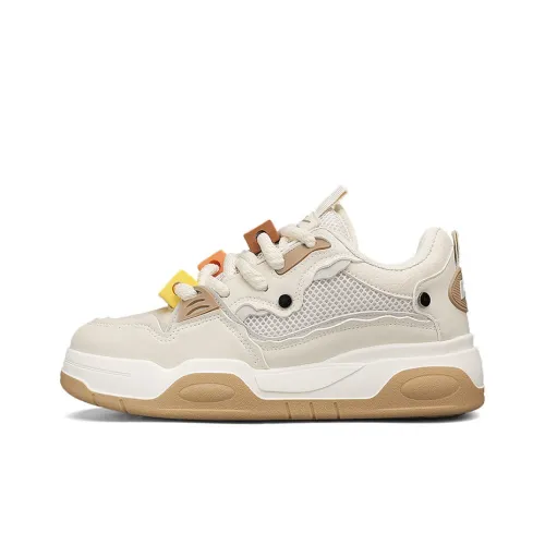 Warrior Candy Cube Series Скейтборд Кроссовки Низкие Бежевые Унисекс