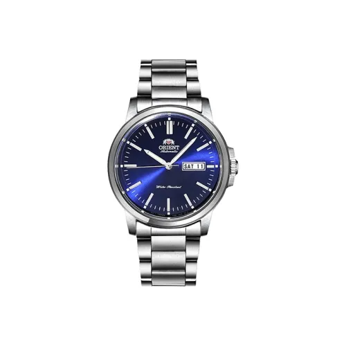 ORIENT Автоматический Механический Механизм Мужские Часы 41мм*41мм*11мм Синий