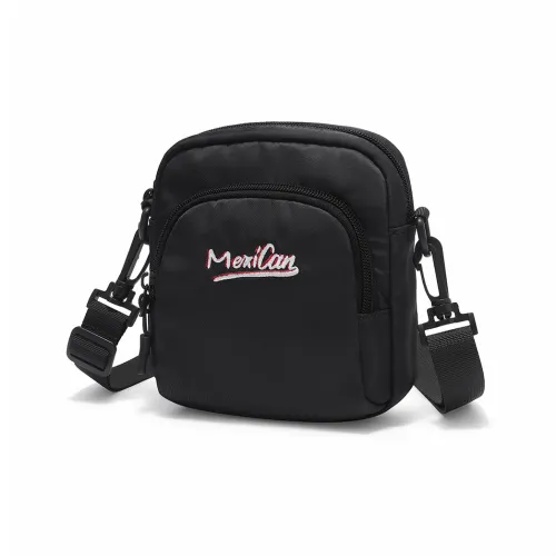 MEXICAN Ткань Сумка через плечо Стандартная Унисекс Черная