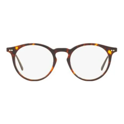 Oliver Peoples Пластик Нерегулярная форма Оправы для очков Унисекс Коричневый