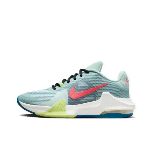 Nike Air Max IMPACT 4 Low Топ Баскетбольные кроссовки Мужской Розовый Желтый