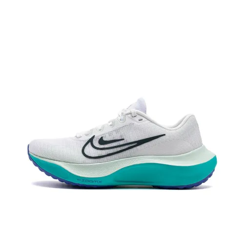 Nike Zoom Fly 5 Low Топ Тренировки для Бега на длинные дистанции Обувь Женская Белая Зеленая Черная