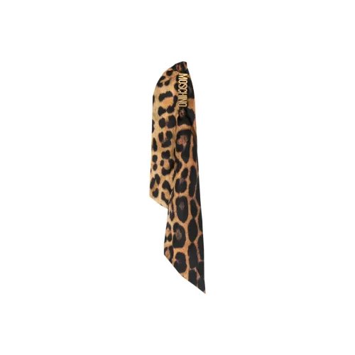 MOSCHINO Латунь Шелковые Шарфы Многоцветные Женские