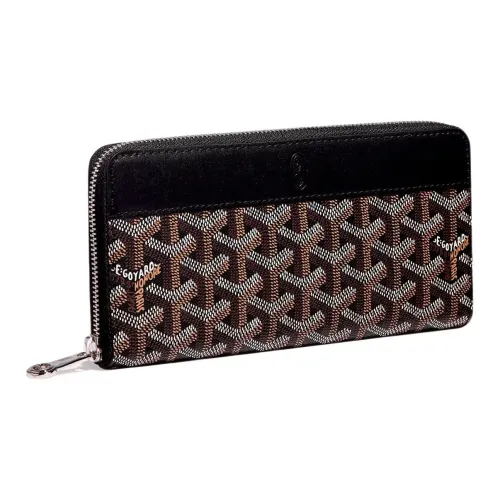 GOYARD MATIGNON Холст и Кожа Клатч Кошелек Большой Унисекс 11 ЦВЕТОВ