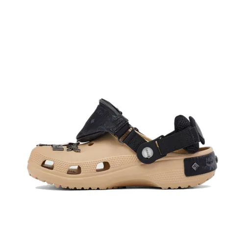 MCM x Crocs Classic Clog Beach Sandals Unisex Black Brown
