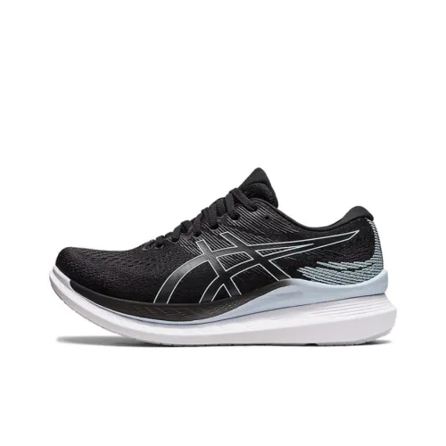Asics Glideride 3 Low Топ Беговые кроссовки Женские Черный белый