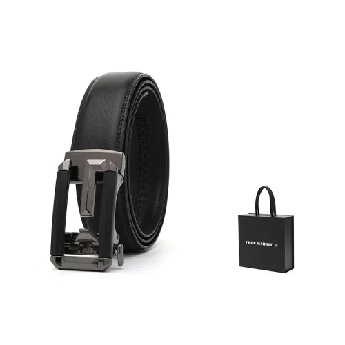 FREE RABBITⅡ Автоматическая застежка Юность Кожаные ремни Мужской 3,5 см