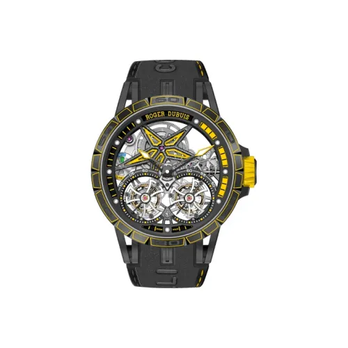 Roger Dubuis Мужские часы Kings Racing Series с ручным заводом, 47 мм, с механизмом, с черепом