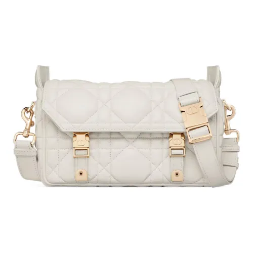 DIOR DiorCamp Коровья кожа Сумка через плечо Сумка на плечо Женская Белая