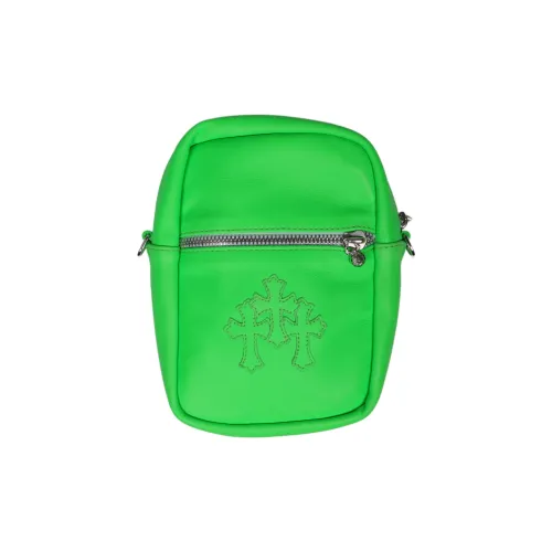 Chrome Hearts Кожа Сумка через плечо Женская Неоново-зеленый