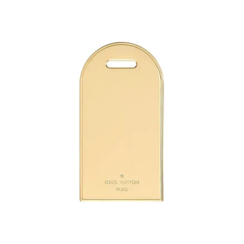 LOUIS VUITTON Металлический ярлык для багажа Сумка Аксессуар Золотой