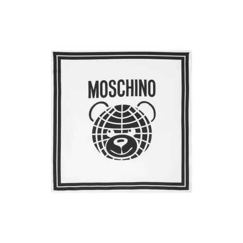 MOSCHINO Шелковые шарфы Черный Женские