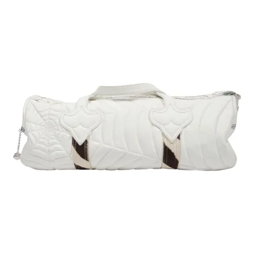 Chrome Hearts Кожа Ведрообразная Сумка Унисекс Белая