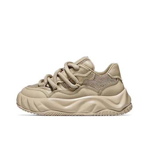 SALAXI Низкий Топ Casual 5cm Унисекс Хаки