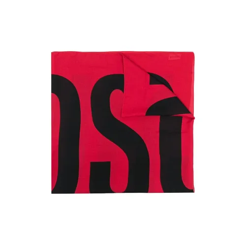 MOSCHINO Modal Вязаные Шарфы Red Men's