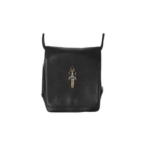 Chrome Hearts Кожа Сумка через плечо Женская Черная