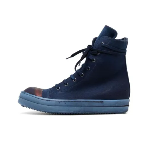 Rick Owens DRKSHDW Высокие кроссовки для скейтбординга Мужские Индиго