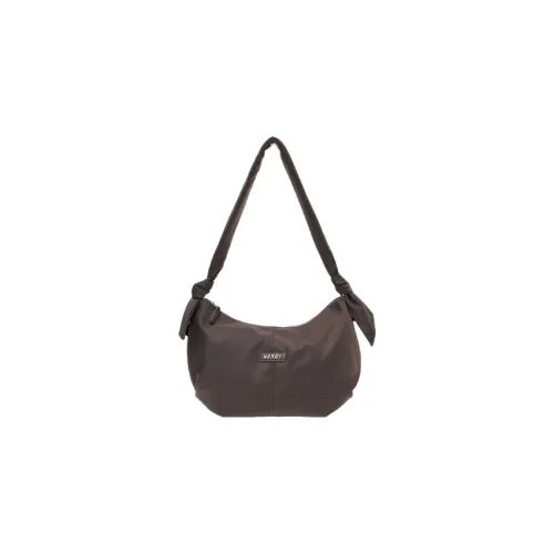 NERDY Полиэстер Ручная Сумка Сумка через плечо Сумка на плечо Стандартная Женская Коричневая